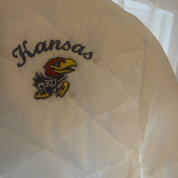 KU Jayhawk White Puffer - Picture 2 of 6